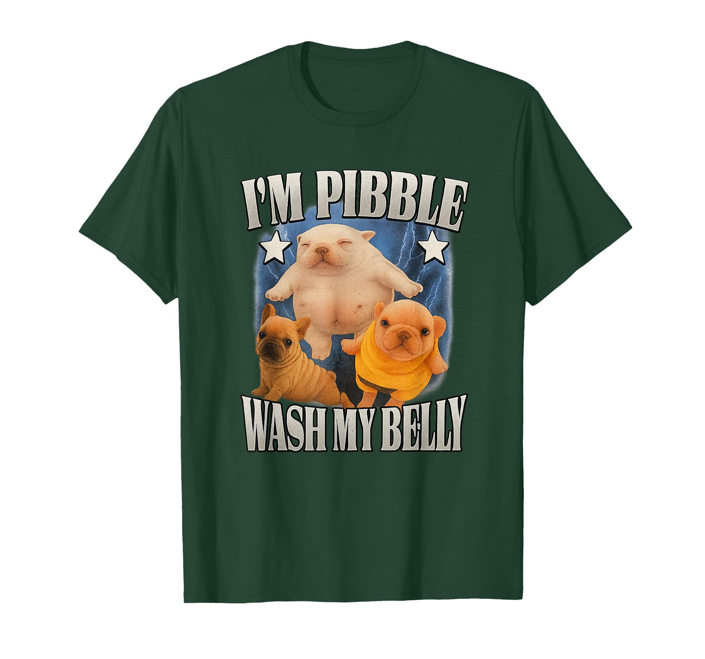 Silly Meme pibble Meme wash My Belly Clean My Belly Meme T-Shirt