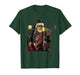 Rock Christmas Santa Claus Playing Guitar Art Print T-Shirt