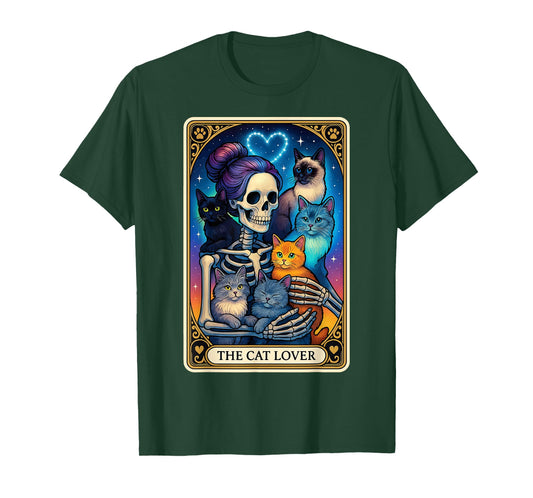The Cat Lover Tarot Card T-Shirt