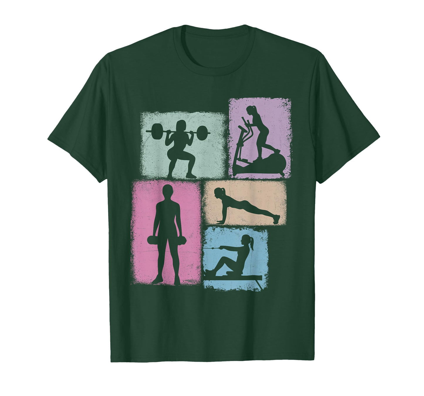Gym Collage Athlete Women Bodybuilder Coach Youth Girl T-Shirt