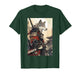 Samurai Wolf Shirts for Women Men Vintage Graphic Japanese T-Shirt