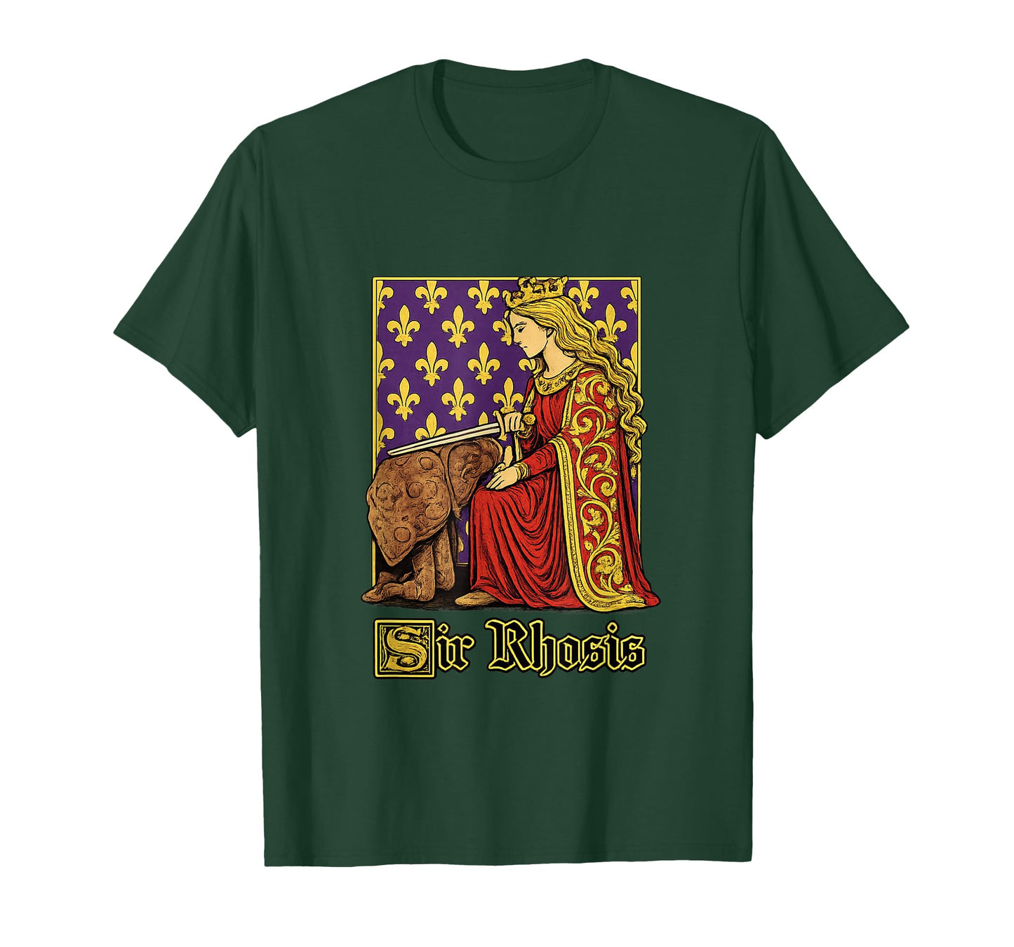 Sir Rhosis Funny Gen Z Brainrot Meme Raunchy Humor Slang Gag T-Shirt