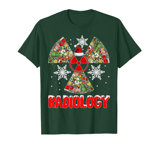 Xmas Radiology Christmas Radiologist Xray Tech Cute T-Shirt