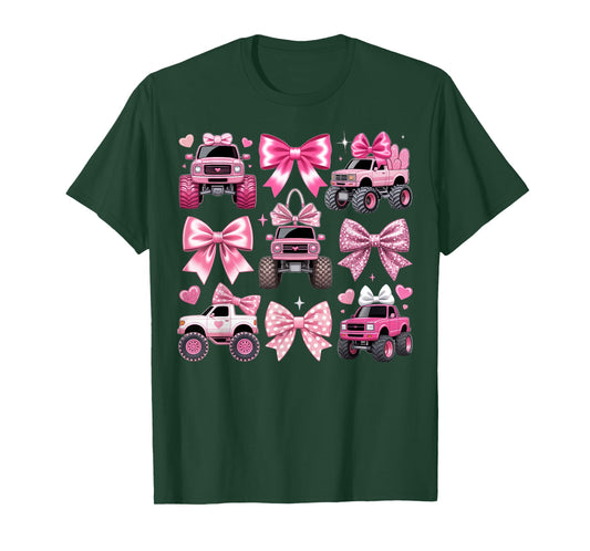 Pink Monster Truck T-Shirt