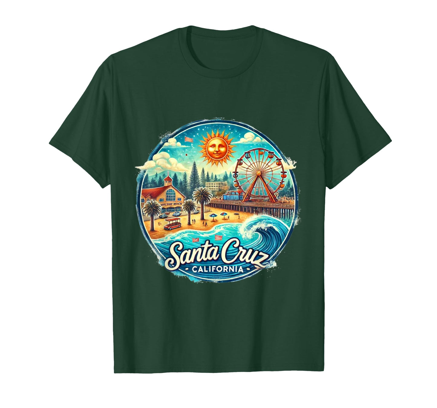 Santa Cruz CA California T-Shirt