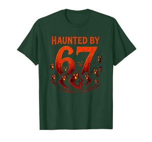 Haunted by 67 Six Seven 6 7 Meme Gen Alpha Halloween Shirt T-Shirt