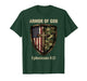 Armor God Camouflage Cross Religious Faith Military Bible T-Shirt