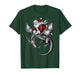 Retro Viking Pagan Christmas - Classic Santa Riding Dragon T-Shirt