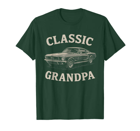 Classic Grandpa Vintage auto Mood wear for Muscle Fans T-Shirt