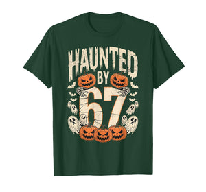 Haunted by 67 Six Seven Halloween T-Shirt