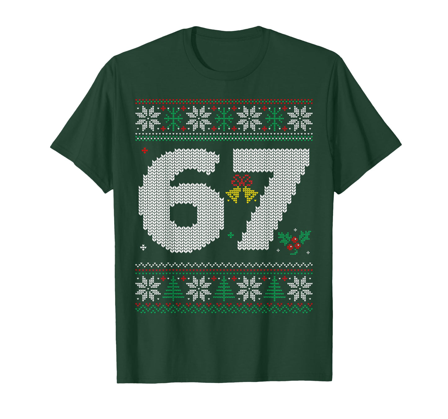 67 Knitted Couple Matching Holiday Xmas Sweater Happy 2026 T-Shirt