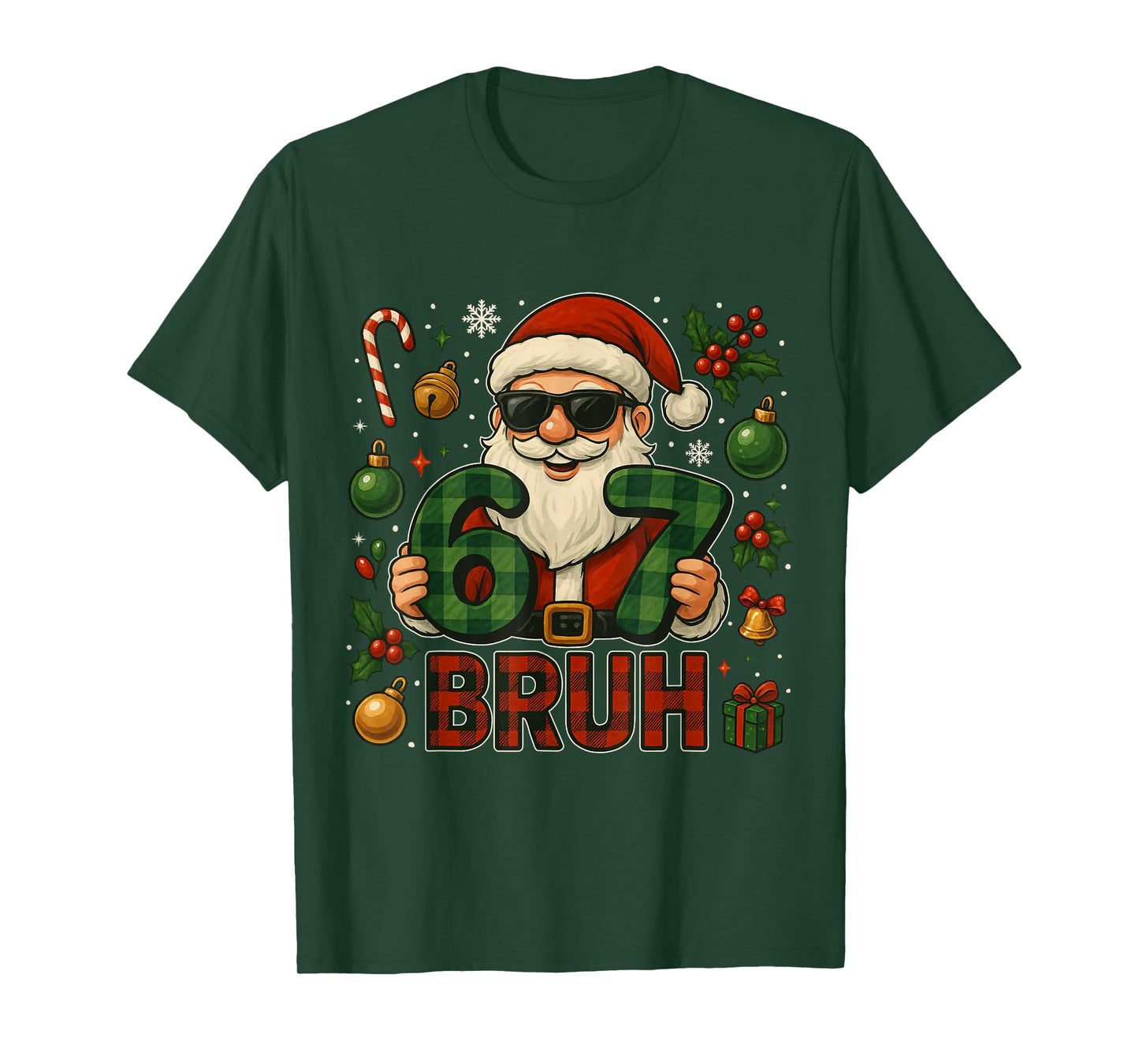 67 Meme Six Seven for Kids Men Boys Girls Bruh Christmas T-Shirt