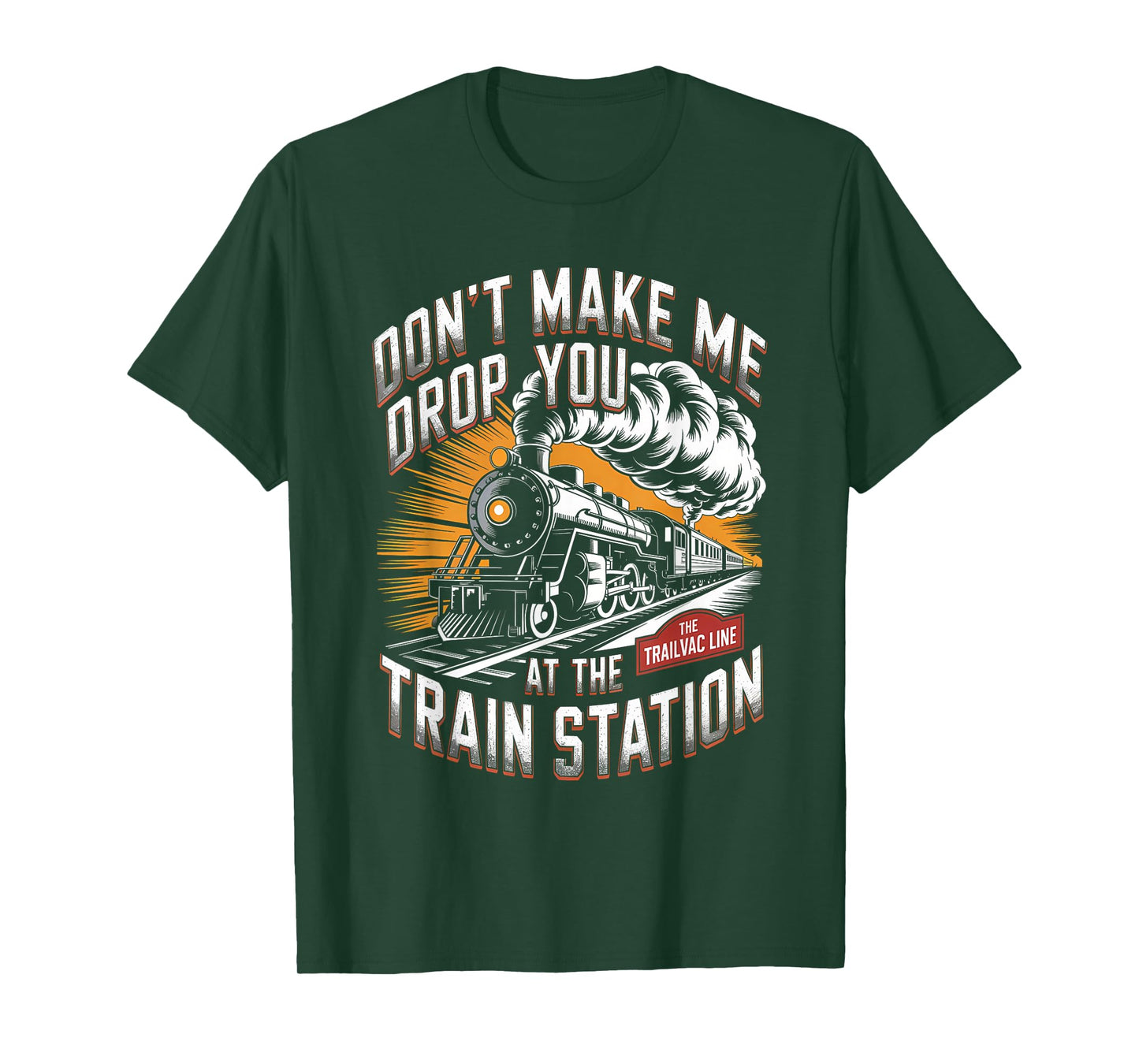 Train Station Yellowstone Take Them Train Conductor Costume T-Shirt