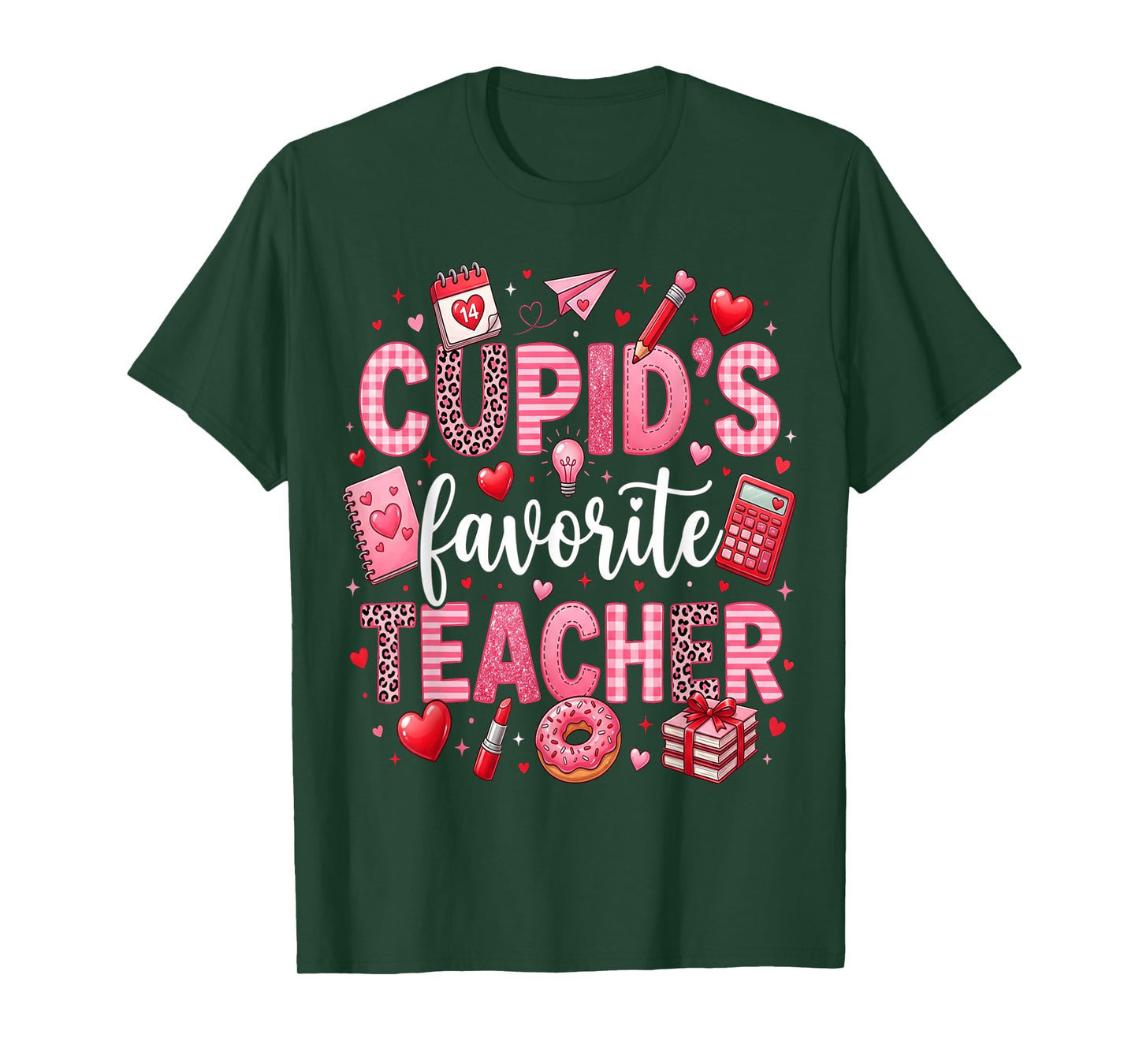 Cupid's Favorite Teacher Valentines Teach T-Shirt