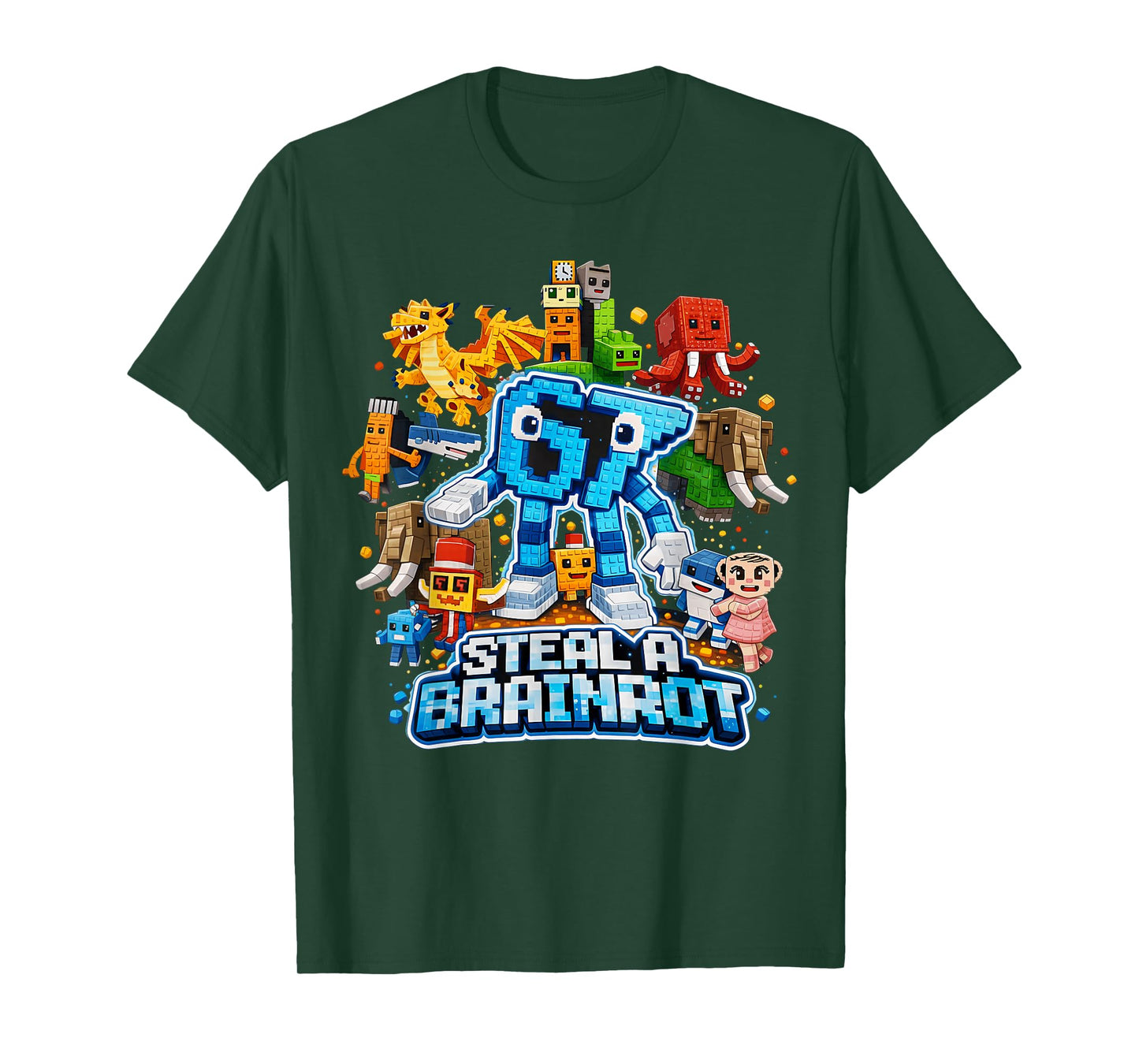 Six Seven 67 Steal a Brainrot Meme Funny for Kids Boys Gifts T-Shirt