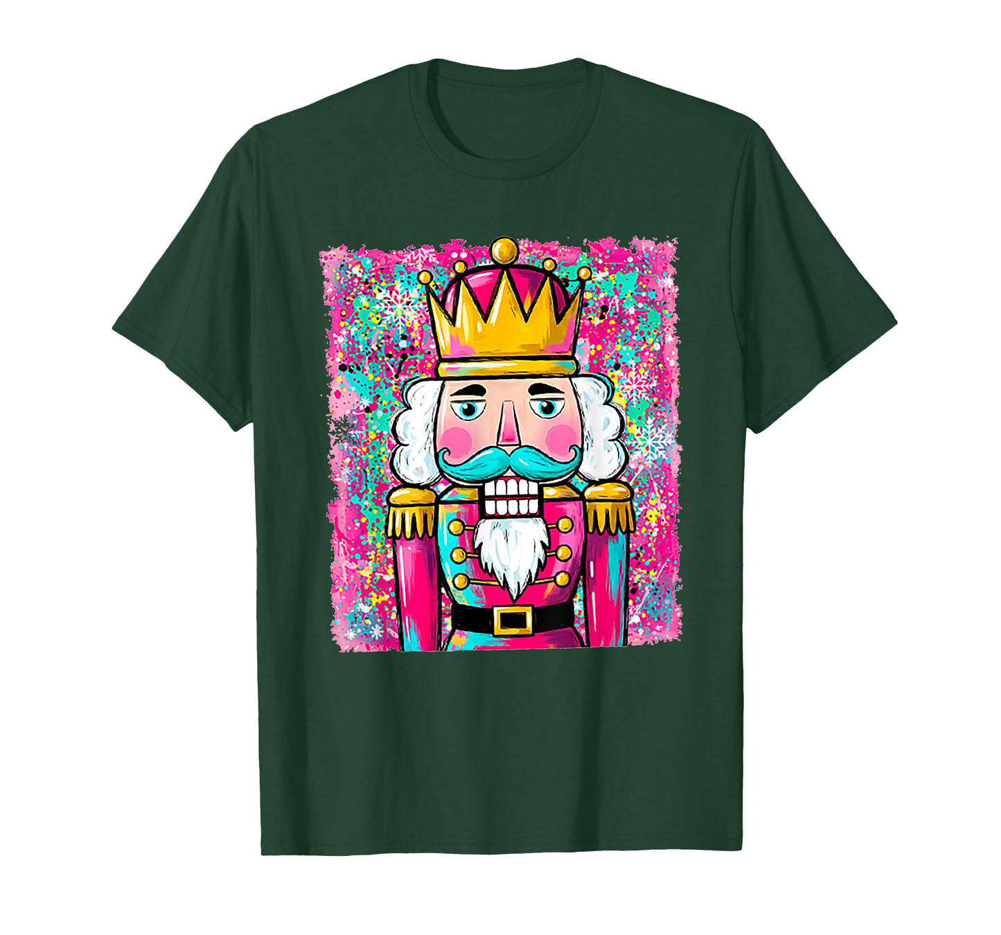 Nutcracker Nuts Crochet Xmas Pajamas Holiday Merry Christmas T-Shirt