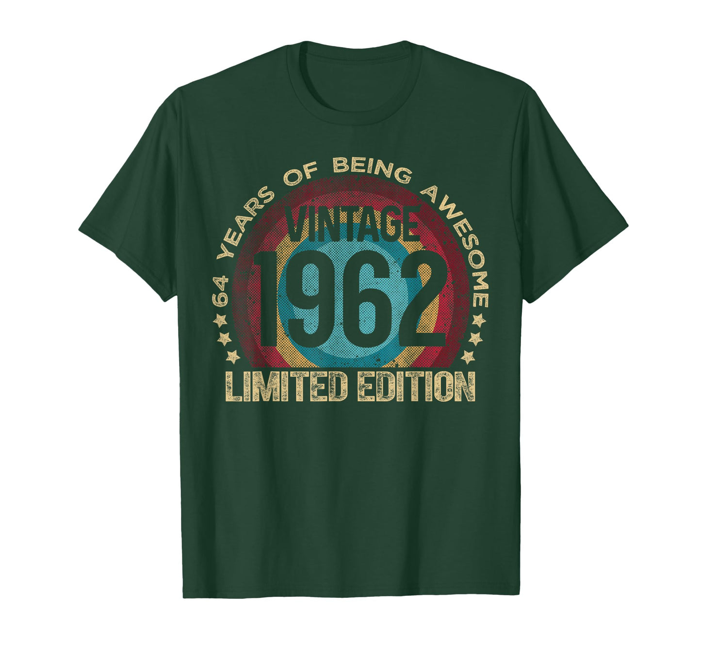 64 Year Old Gifts Vintage 1962 Limited Edition 64th Birthday T-Shirt