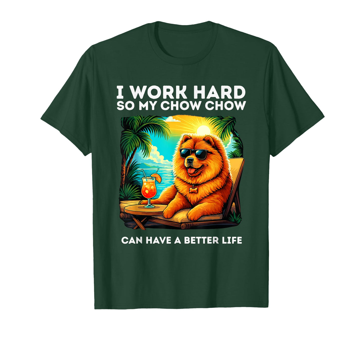 Funny Chow Chow Dog Design Chow Chow Lover T-Shirt