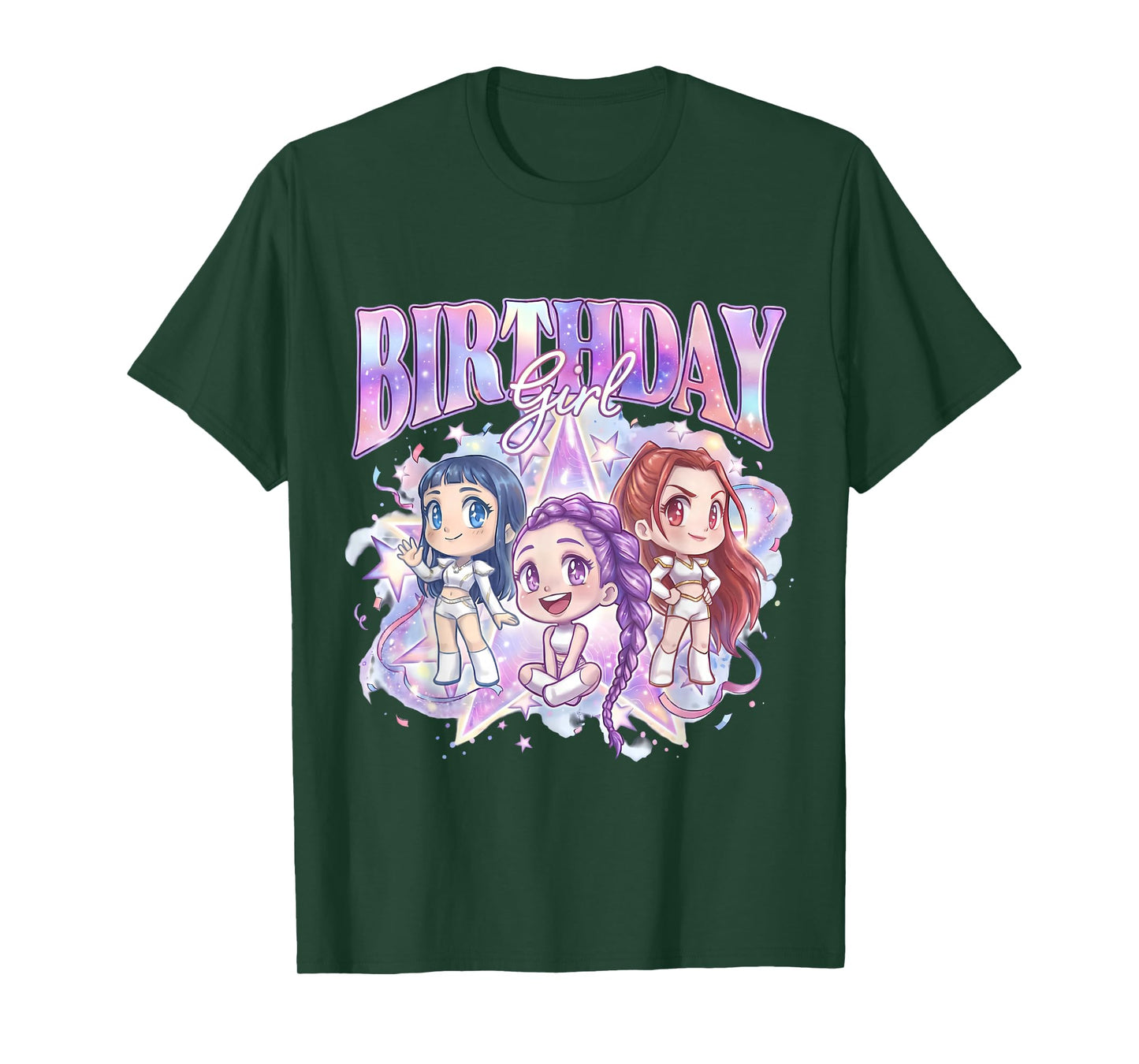 It's My Birthday Cute Chibi Kpop Funny Birthday Girl Korean T-Shirt