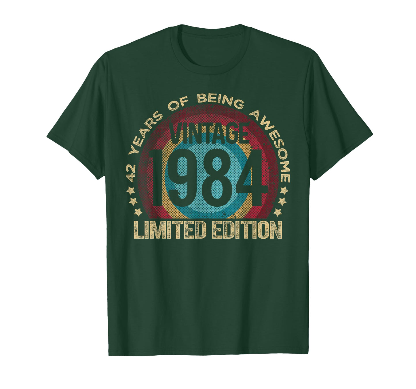 42 Year Old Gifts Vintage 1984 Limited Edition 42nd Birthday T-Shirt