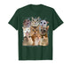 Famous Cats Meme Funny Cat Brainrot Meme Bootleg Gen Z Alpha T-Shirt