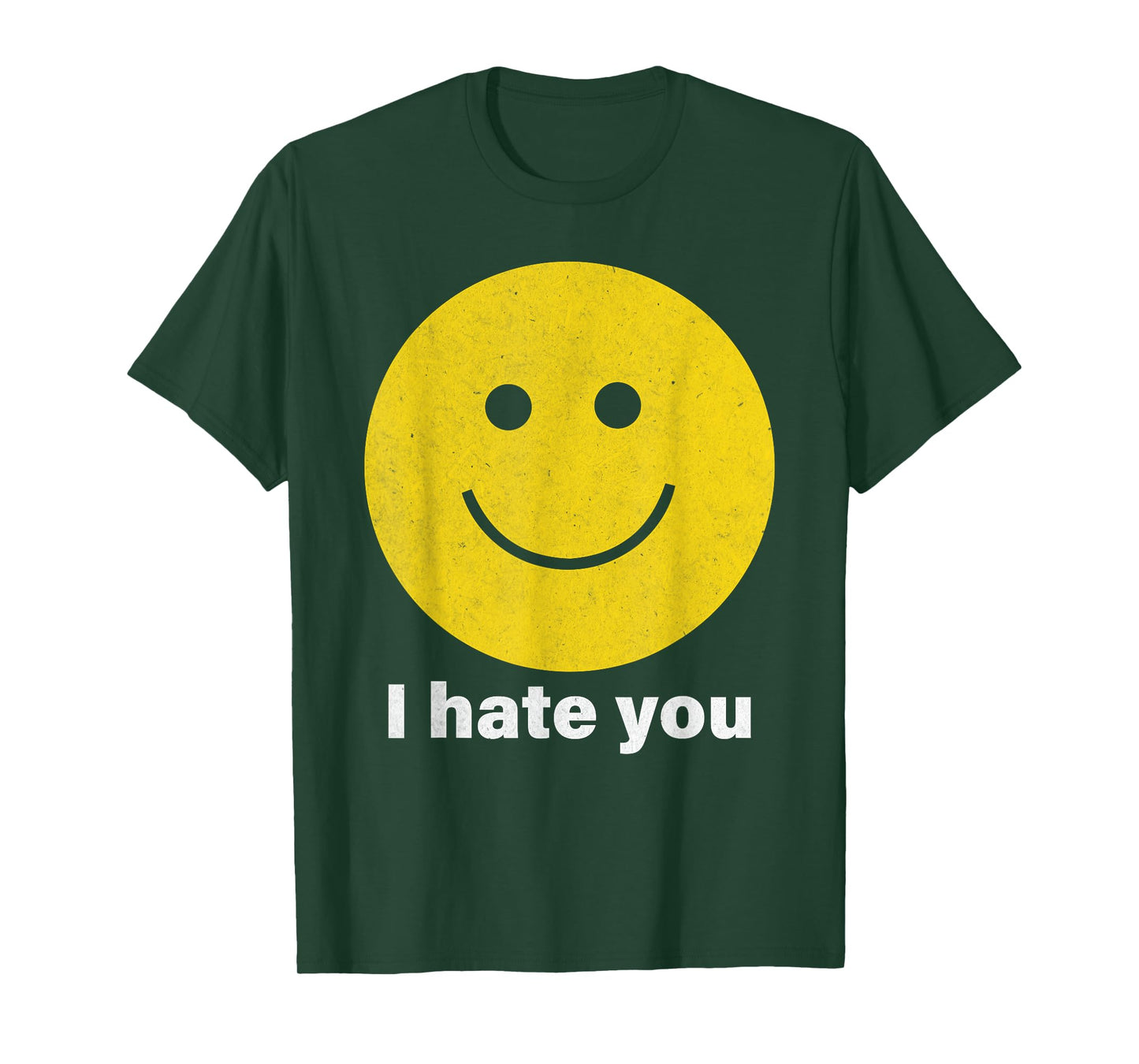 I Hate You Smile Face T-Shirt