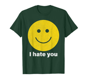 I Hate You Smile Face T-Shirt