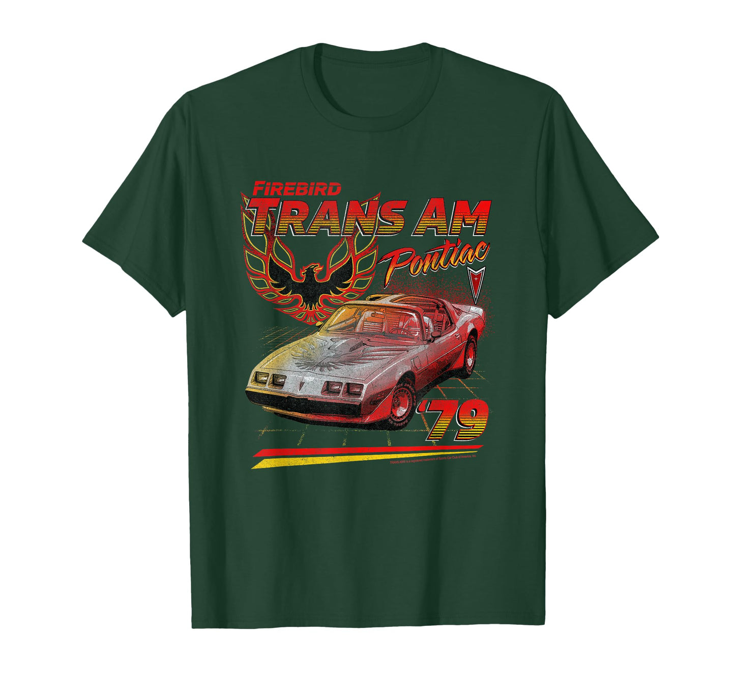 Trans Am Pontiac Firebird 1979 Retro Muscle Car Design T-Shirt