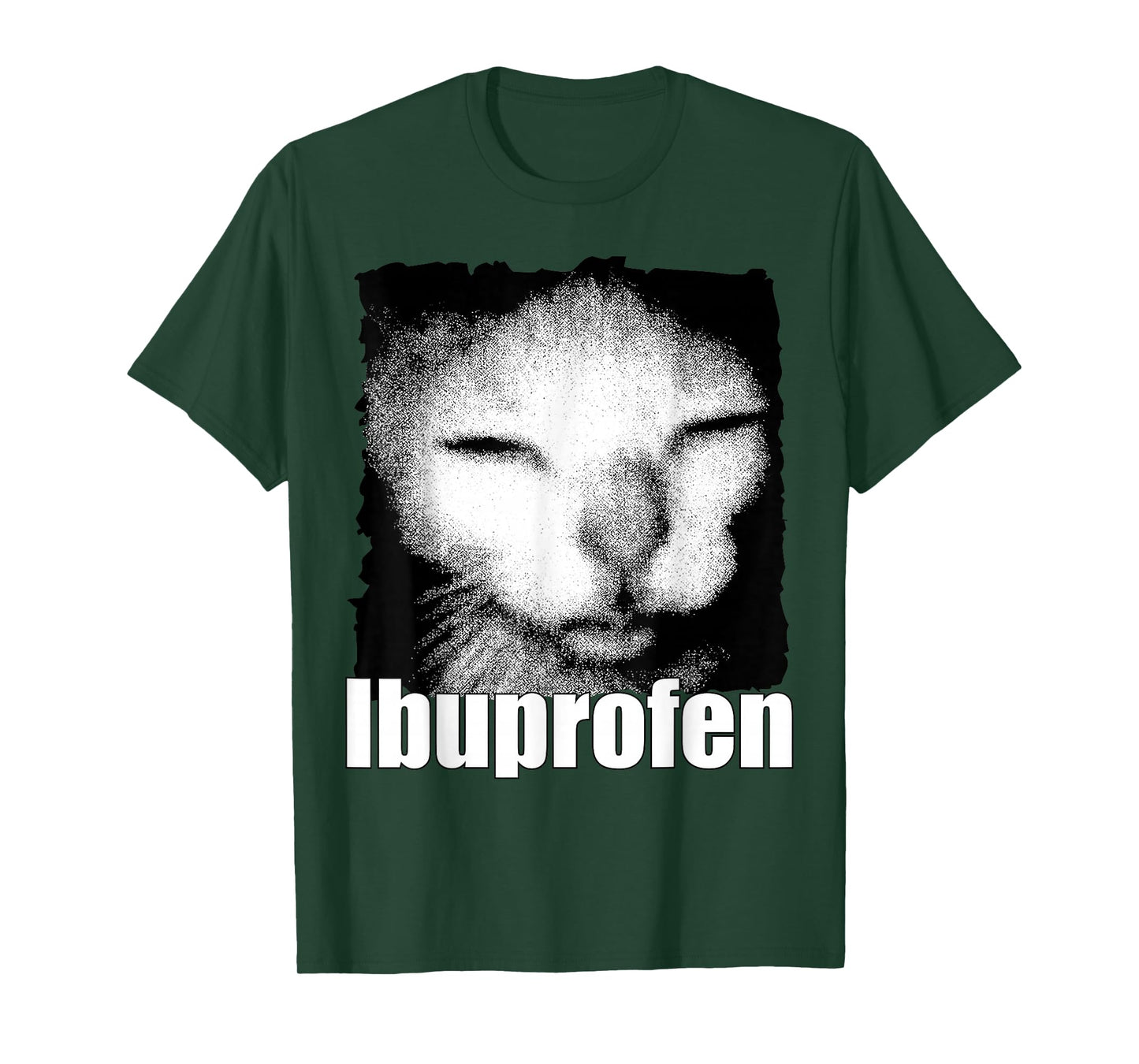 Ibuprofen Cat Meme Weird Funny Cat Meme Cringe Ugly Feline T-Shirt