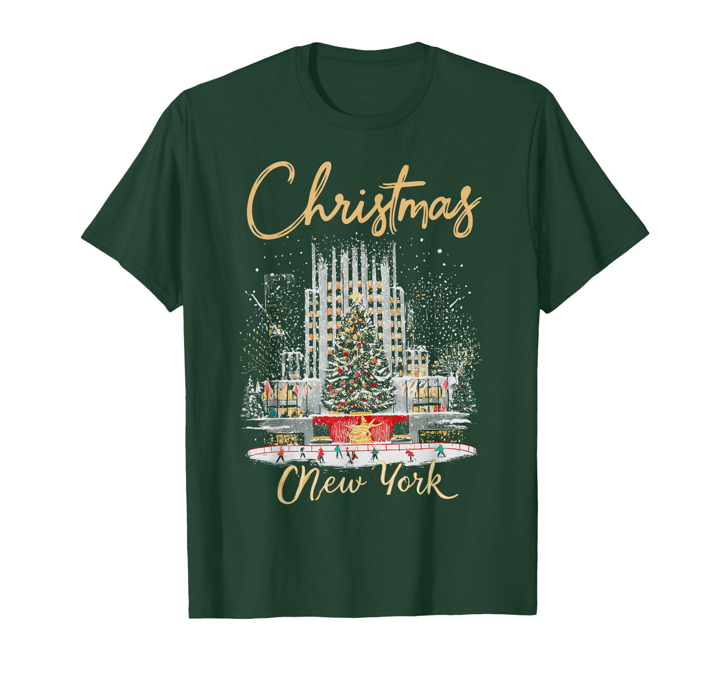 New York NY Christmas Girl Trip Matching T-Shirt