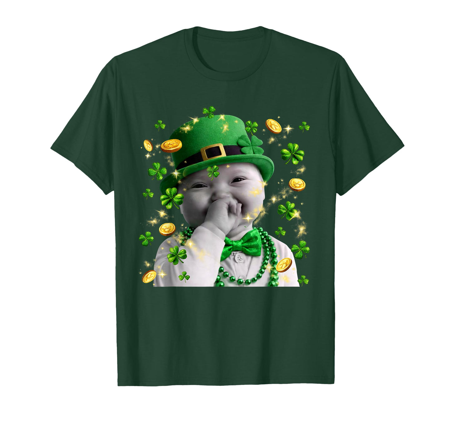 Funny Niche Ai Baby Meme St Patricks Day Party T-Shirt