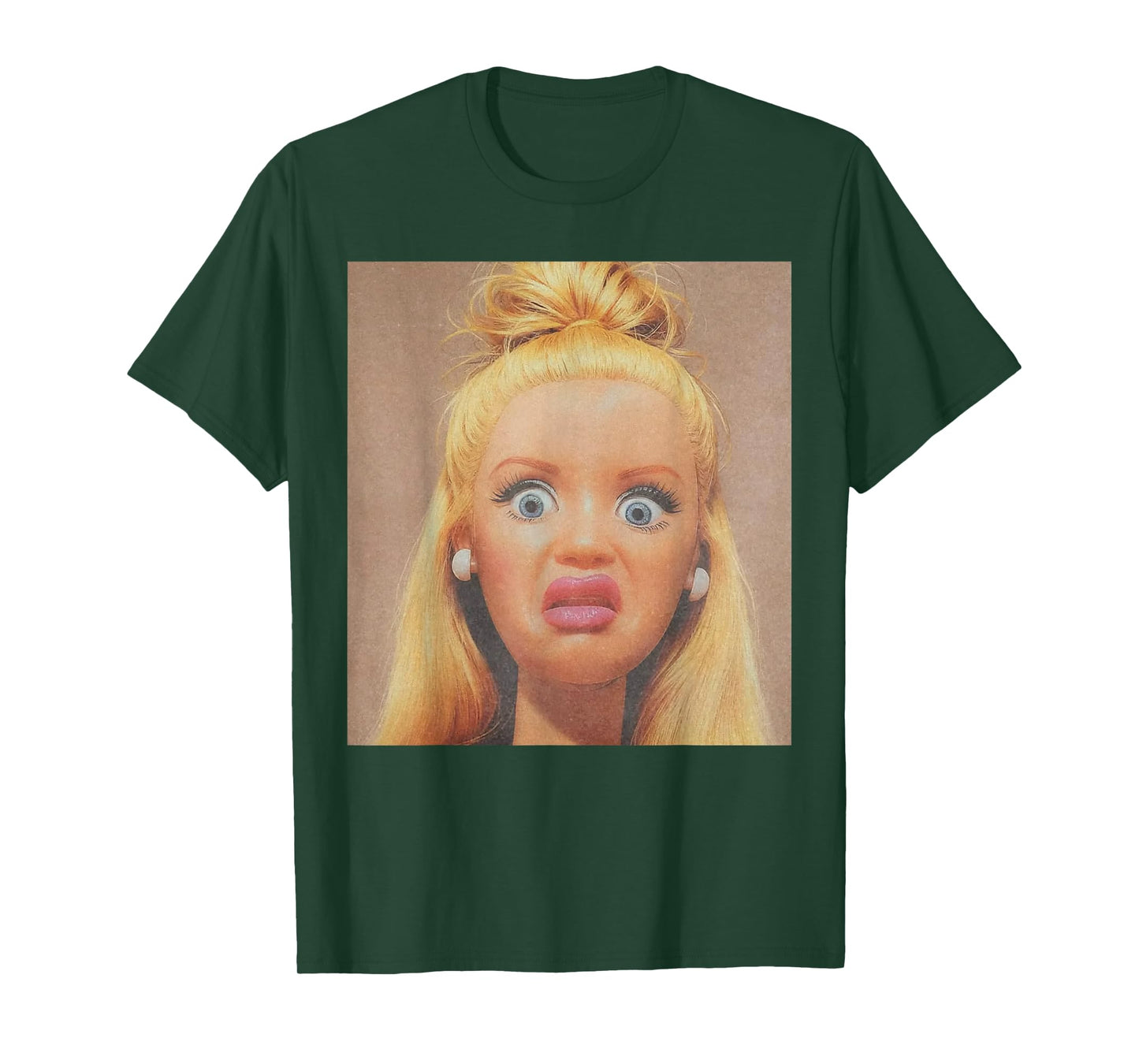Funny Disgusting Doll face Meme Hilarious Sarcastic T-Shirt