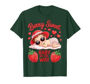 Berry Sweet Baby On The Way Baby Shower Girl Boy T-Shirt