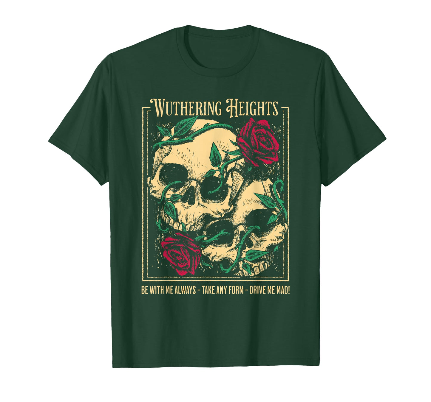 Wuthering Heights Gothic Book Lover Classic Literature T-Shirt