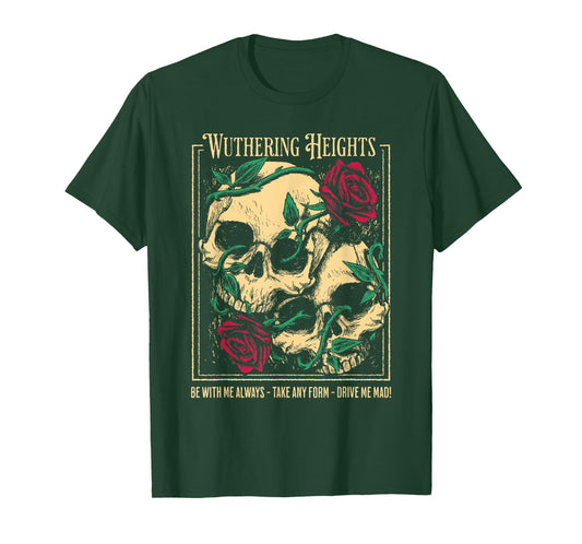 Wuthering Heights Gothic Book Lover Classic Literature T-Shirt