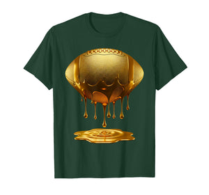 Football Dripping Drip Gold Sport Player Coach Baller T-Shirt