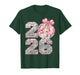Retro Disco Ball Coquette Happy New Years 2026 Women Kids T-Shirt