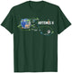Artemis 2 Route Map SLS Rocket Launch Mission to The Moon T-Shirt - T-Shirt | Forest
