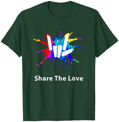 Share The Love for Kids Birthday Gifts T-Shirt - T-Shirt | Forest