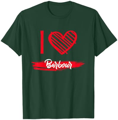 I Love Barbour County I Heart Barbour T-Shirt - T-Shirt | Forest