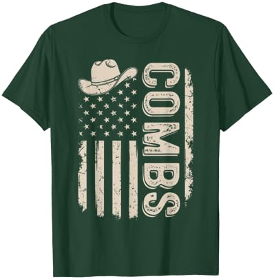 Vintage Combs Name Personalized Combs Family Reunion T-Shirt - T-Shirt | Forest