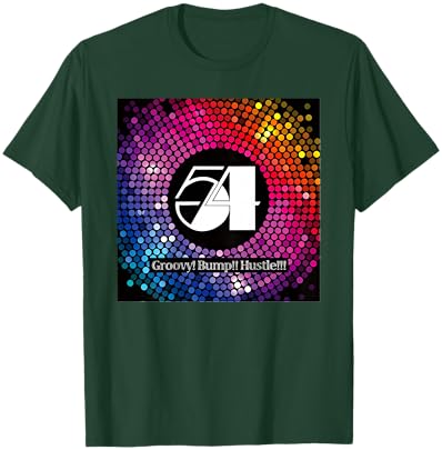 Studio 54_Disco_Groovy_015_Back Printed T-Shirt - T-Shirt | Forest