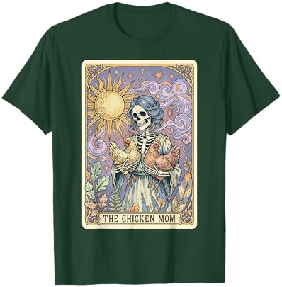 The Chicken Mom Tarot Card T-Shirt - T-Shirt | Forest