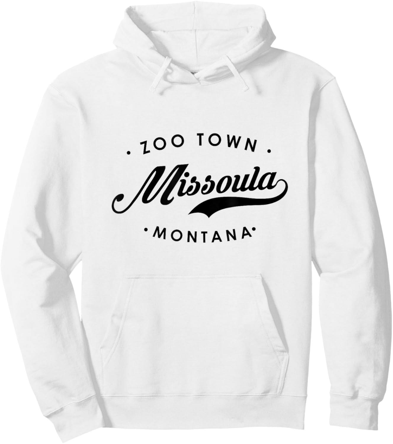 Missoula Montana MT Zoo Town Women. Hoodie - Hoodie | White