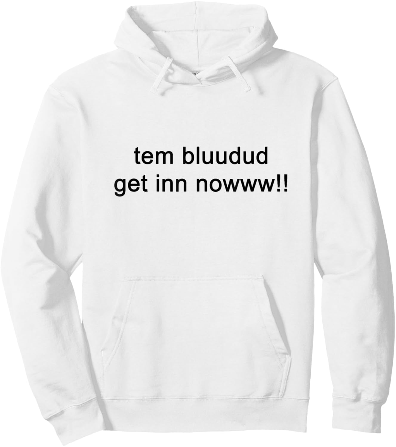 TEM Bluudud Get Inn Nowww Now Blue Dude Bluudude Team Game Hoodie - Hoodie | White