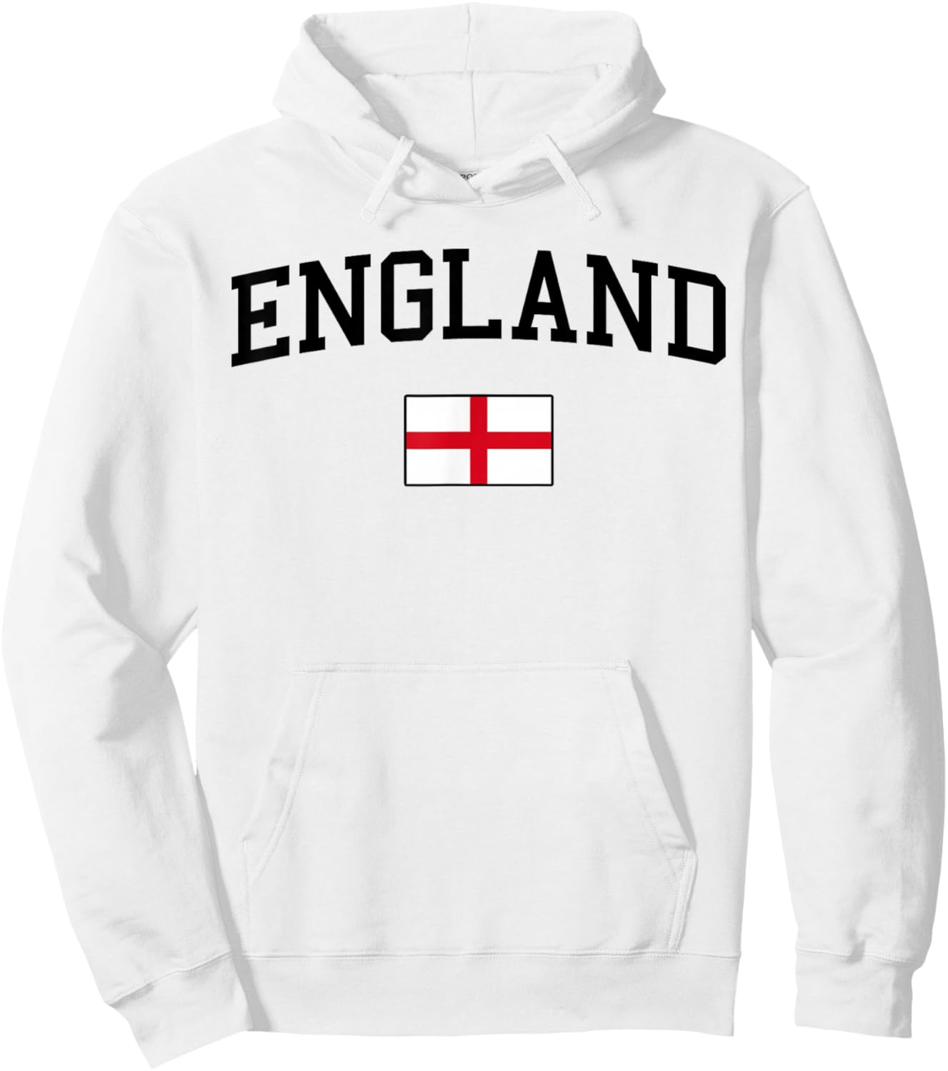 English Flag Men Women Kids England Hoodie - Hoodie | White