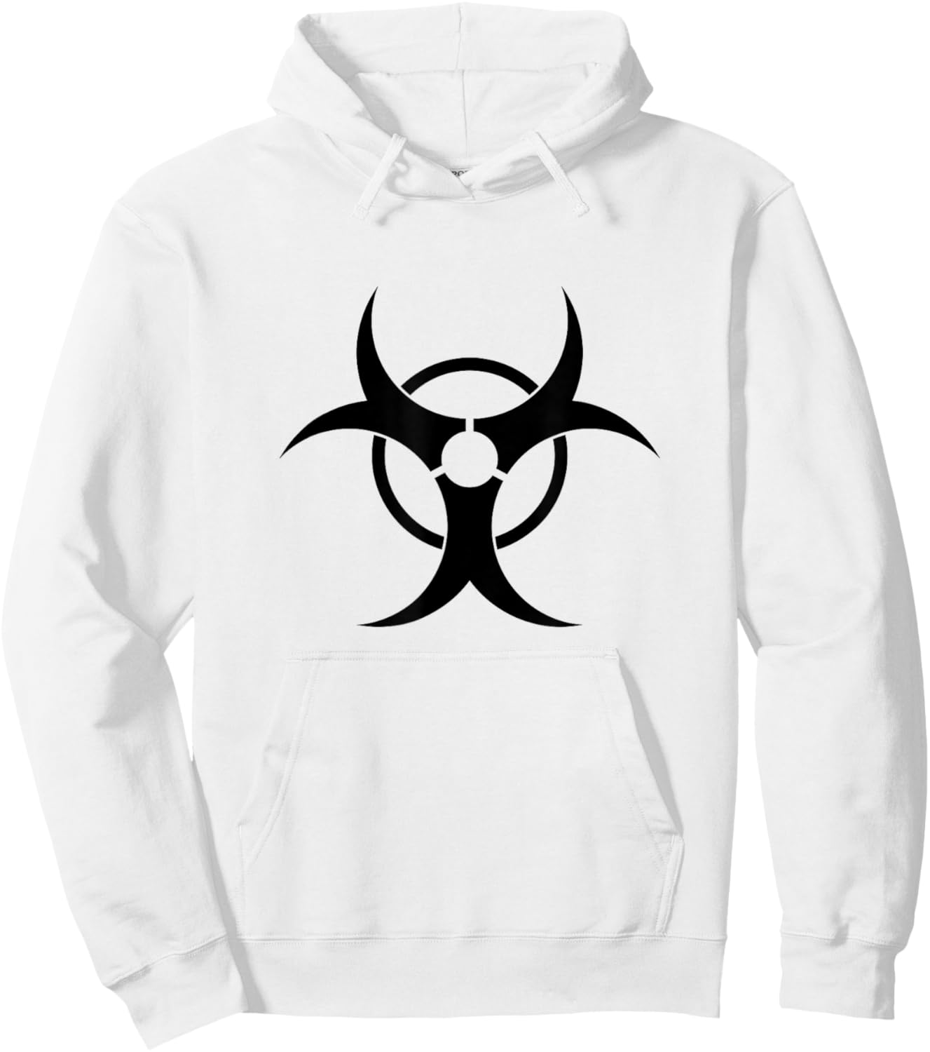 Hazardous Chemical Toxic Waste Hazmats Costume Prop (Yellow) Hoodie - Hoodie | White