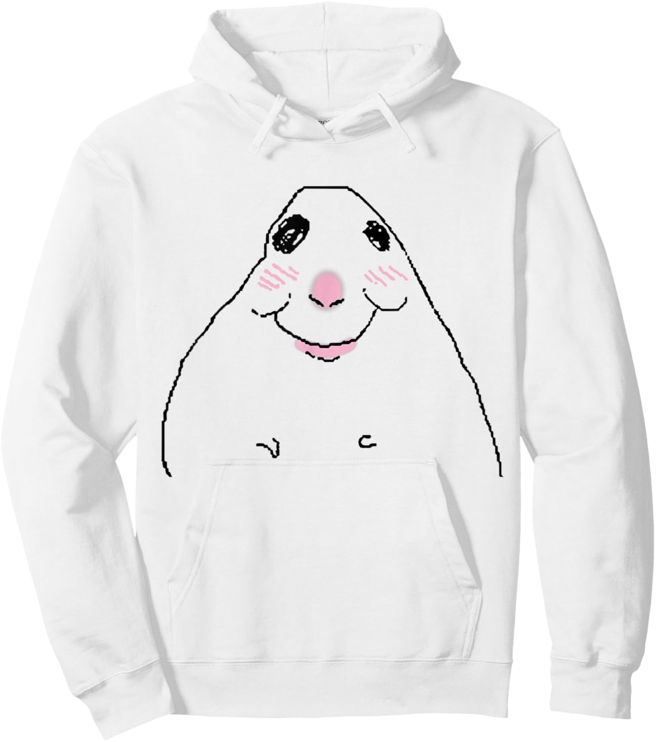 Hamster Meme Hoodie - Hoodie | White