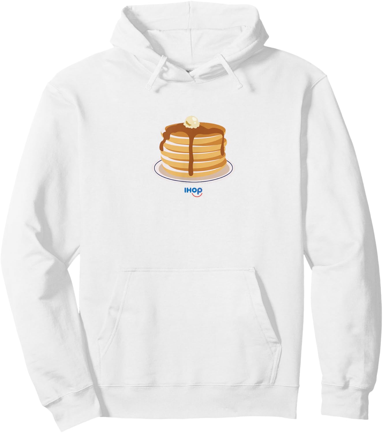 IHOP Pancake Pile Plate Hoodie - Hoodie | White