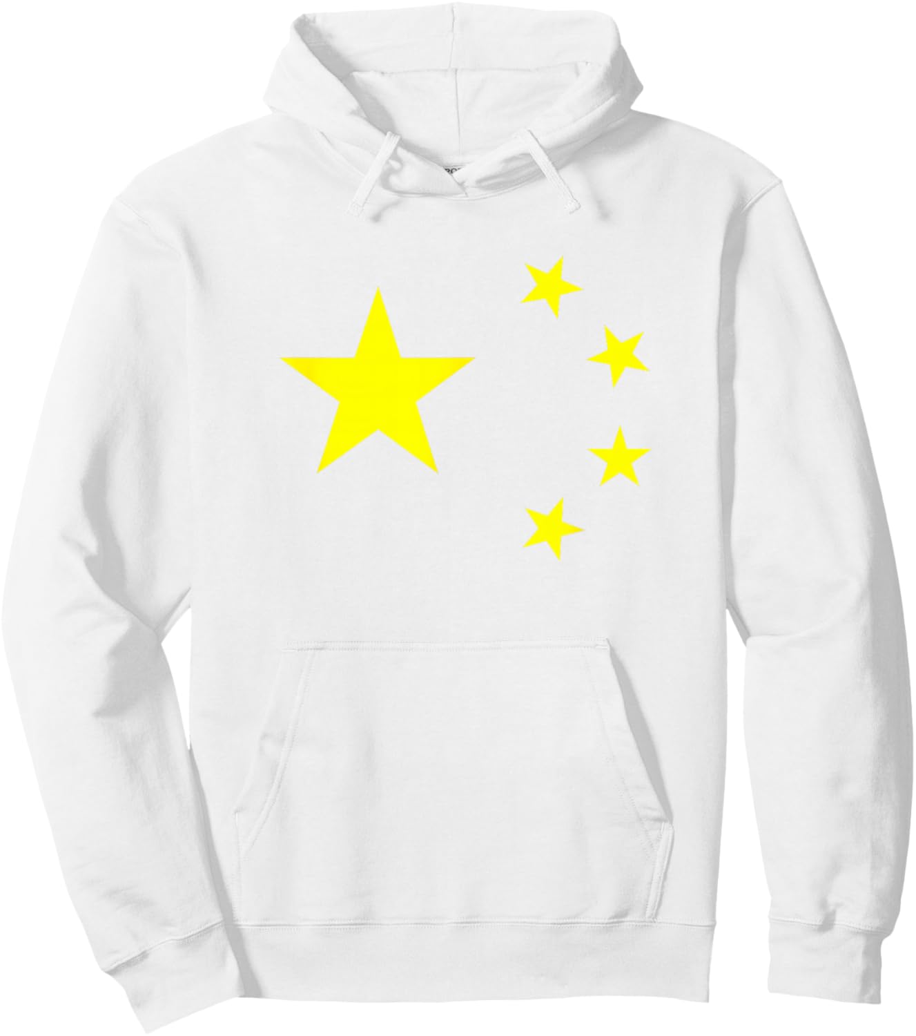 Chinese Flag Origin Pride Red China Stars Great Wall Lover Hoodie - Hoodie | White